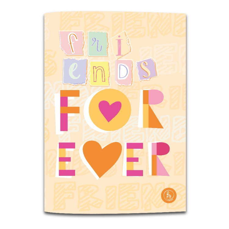 Libreta Ry MC - Cool Love Acaballada 10.5x15 64 hojas Art.1001